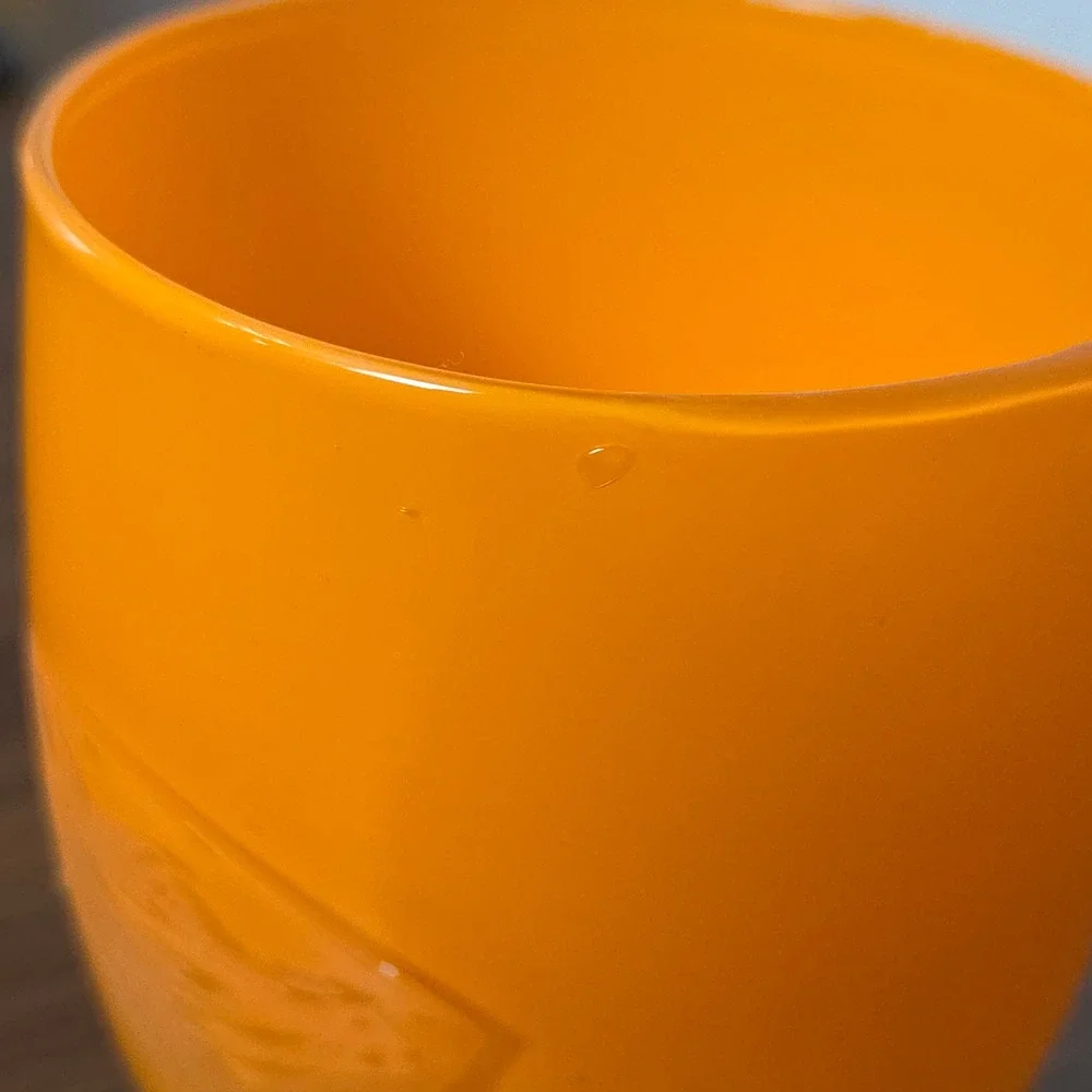 Glassybaby Oregon State Beavers Orange Votive Candle Holder #0091